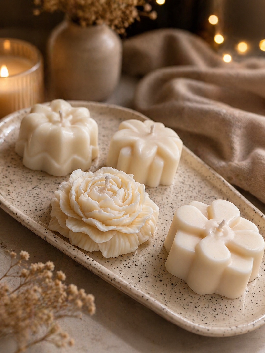 Vela Decorativa Artesanal